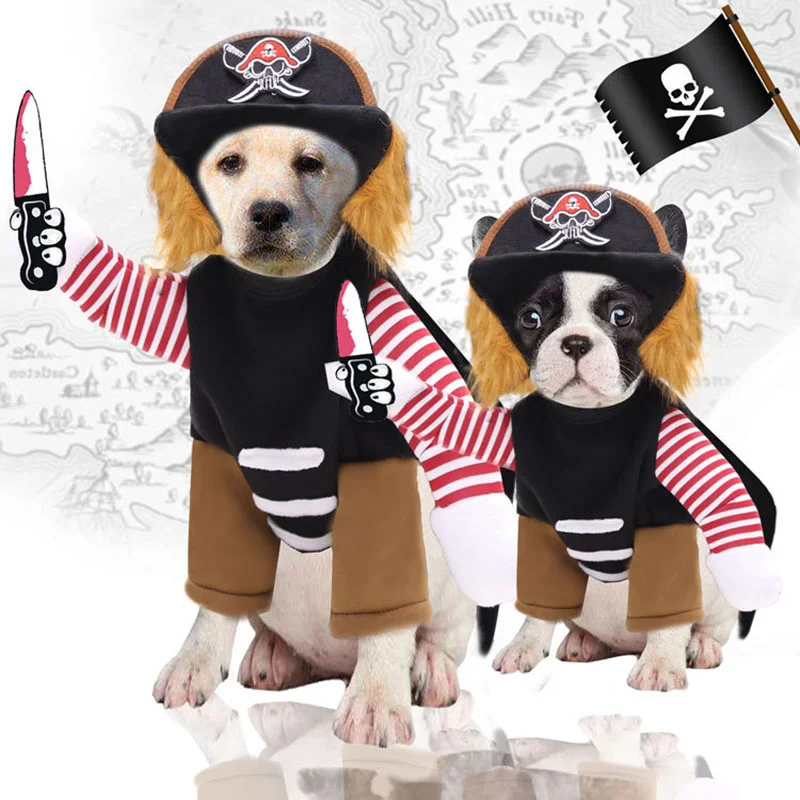 Cosplay Pirate French Bulldog Small Dog Clothes Winter Chihuahua Coat Pug Puppy Halloween Cute Dog Jacket dogs pets clothing
Cosplay Pirate French Bulldog Small Dog Clothes Winter Chihuahua Coat Pug Puppy Halloween Cute Dog Jacket dogs pets clothing