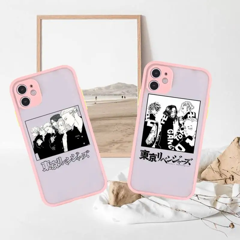 Tokyo revengers anime Phone Case For iPhone 12 11 Mini Pro XR XS Max 7 8 Plus X Matte transparent Pink Back Cover
Tokyo revengers anime Phone Case For iPhone 12 11 Mini Pro XR XS Max 7 8 Plus X Matte transparent Pink Back Cover