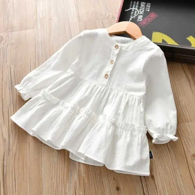 2 3 4 5 6 7 Year White Toddler Girls Shirts Casual Korean Cotton Long Sleeve Tops For Girl Kids Clothing 2021 Spring Baby Blouse
2 3 4 5 6 7 Year White Toddler Girls Shirts Casual Korean Cotton Long Sleeve Tops For Girl Kids Clothing 2021 Spring Baby Blouse