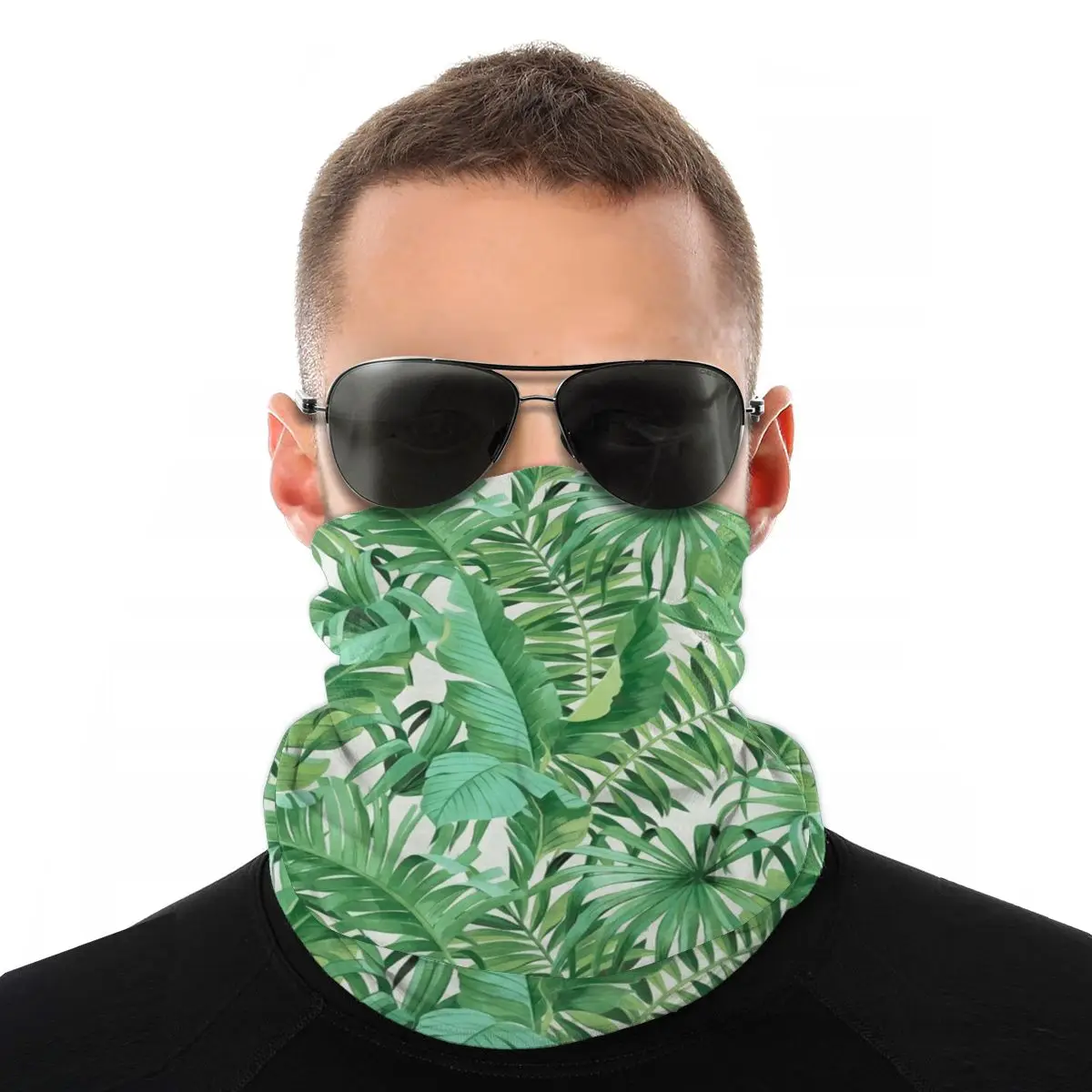 Green Tropical Leaves Scarves Half Face Mask Unisex Halloween Neck Warmer Neck Bandana Protective Headband Biking Hiking
Green Tropical Leaves Scarves Half Face Mask Unisex Halloween Neck Warmer Neck Bandana Protective Headband Biking Hiking