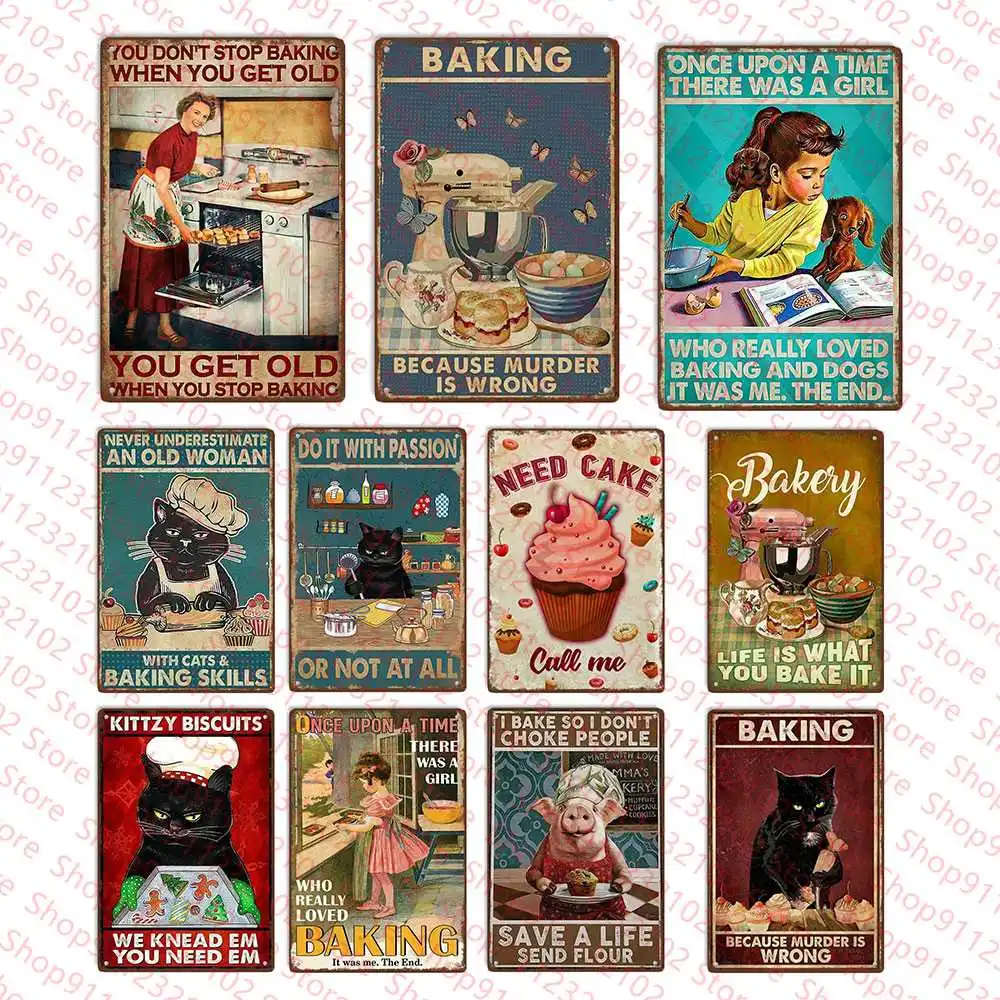 Винтажная металлическая жестяная вывеска Bakers, когда вы получите старый постер, железная тарелка, картины, таблички
Винтажная металлическая жестяная вывеска Bakers, когда вы получите старый постер, железная тарелка, картины, таблички