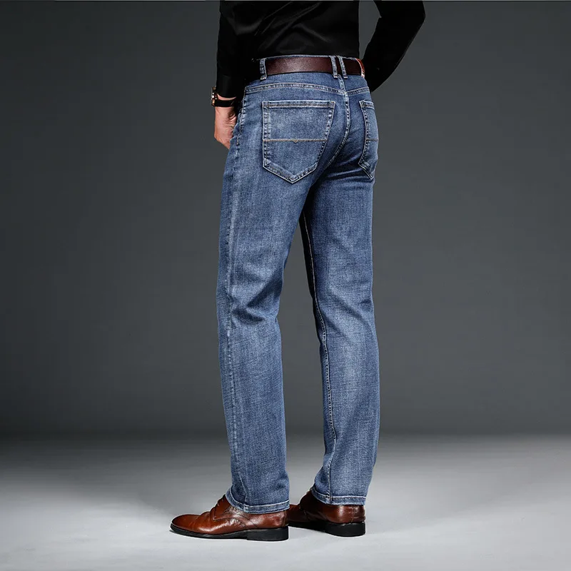 SHAN BAO 2021 Autumn Brand New Fitted Straight Denim Jeans Classic Style Embroidered Young Men's Mid-high Waist Casual Jeans
SHAN BAO 2021 Autumn Brand New Fitted Straight Denim Jeans Classic Style Embroidered Young Men's Mid-high Waist Casual Jeans