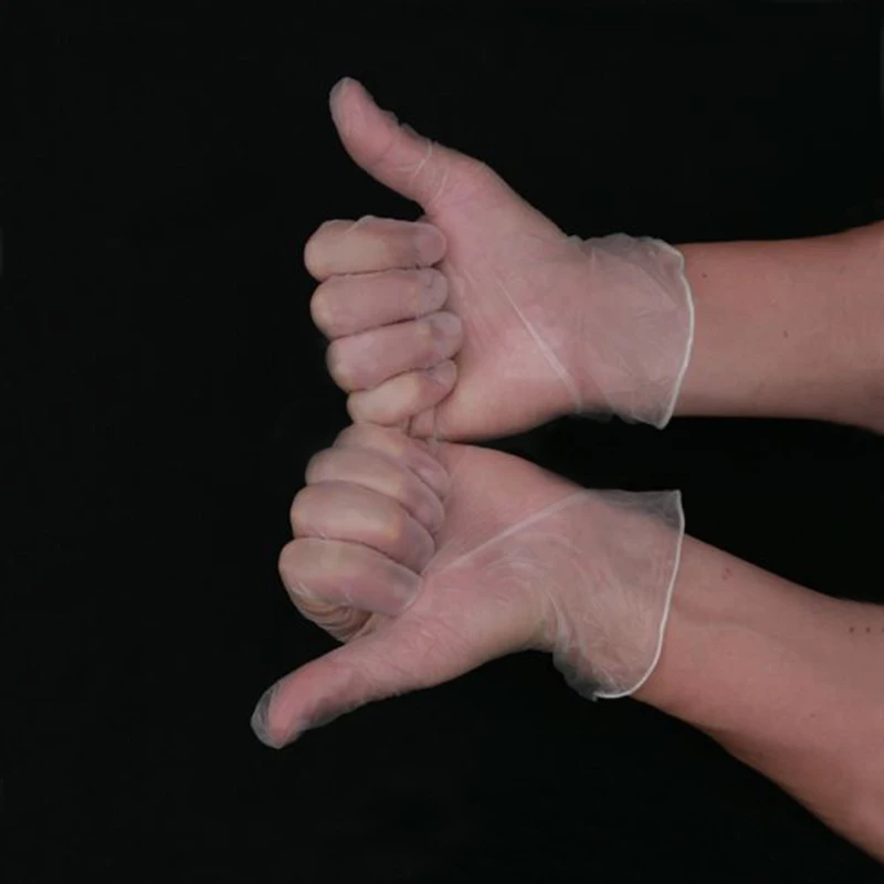 100 pcs Food Grade Disposable PVC Gloves Antistatic Plastic Gloves for Cleaning Food Kitchen and Restaurant Accessories
100 pcs Food Grade Disposable PVC Gloves Antistatic Plastic Gloves for Cleaning Food Kitchen and Restaurant Accessories