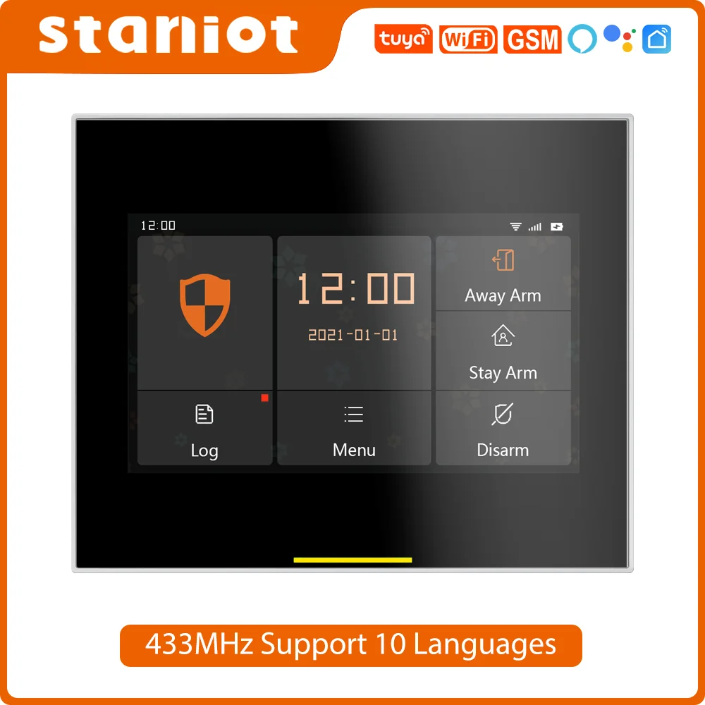 Staniot Wireless Tuya Smart APP WIFI GSM Домашняя охранная сигнализация 433 МГц Поддержка IOS / Android и онлайн-обновление OTA,Горячая распродажа в России, быстрая до...
Staniot Wireless Tuya Smart APP WIFI GSM Домашняя охранная сигнализация 433 МГц Поддержка IOS / Android и онлайн-обновление OTA,Горячая распродажа в России, быстрая до...