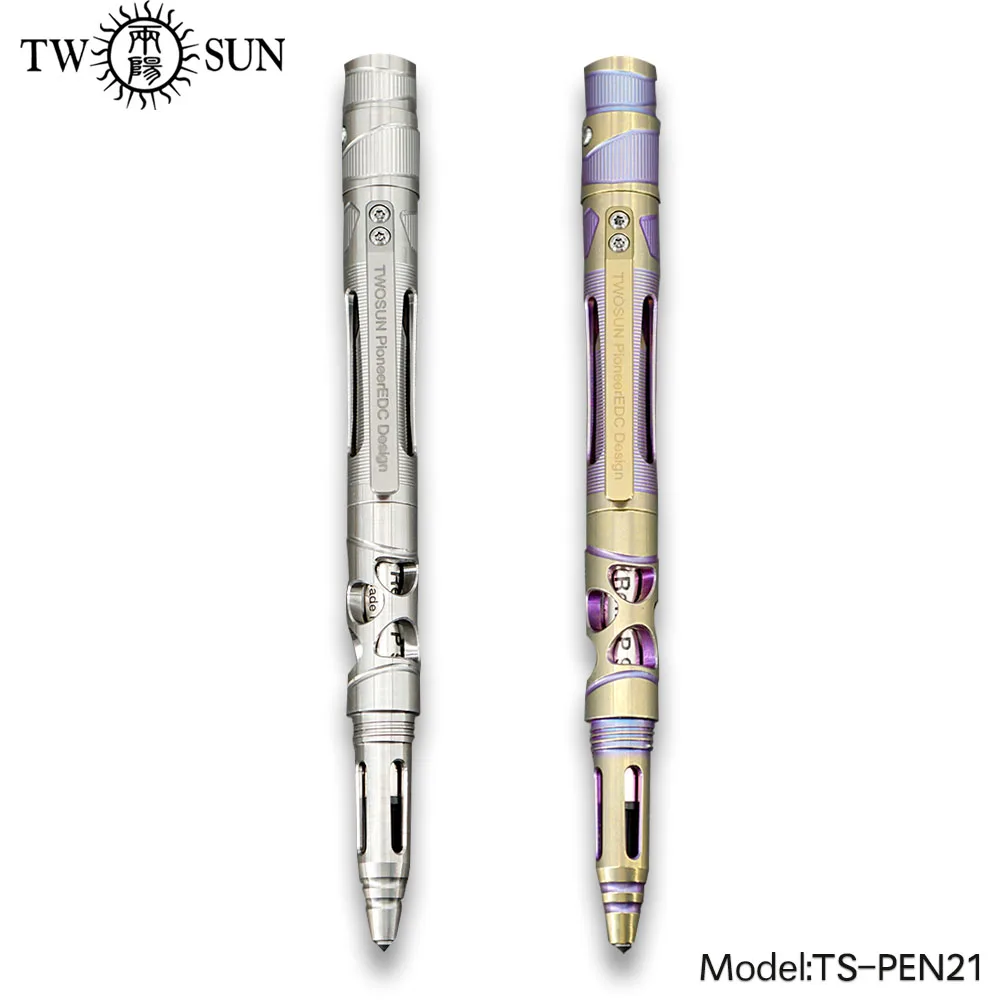 TWOSUN TC4 Titanium Alloy Tactical pen PenSelf Defense Writing School Office Pocket Pen broken window G2 LED TS-PEN21
TWOSUN TC4 Titanium Alloy Tactical pen PenSelf Defense Writing School Office Pocket Pen broken window G2 LED TS-PEN21