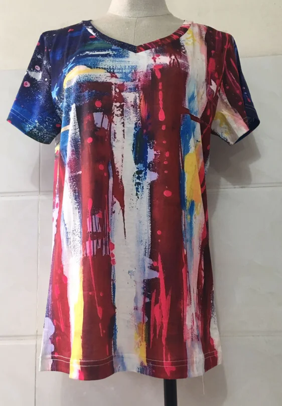 Independence Day blouses Women's Loose Shirt Women Color Striped Stars Printed V-neck Short Sleeve Top Blouses Streetwear 2021
Independence Day blouses Women's Loose Shirt Women Color Striped Stars Printed V-neck Short Sleeve Top Blouses Streetwear 2021