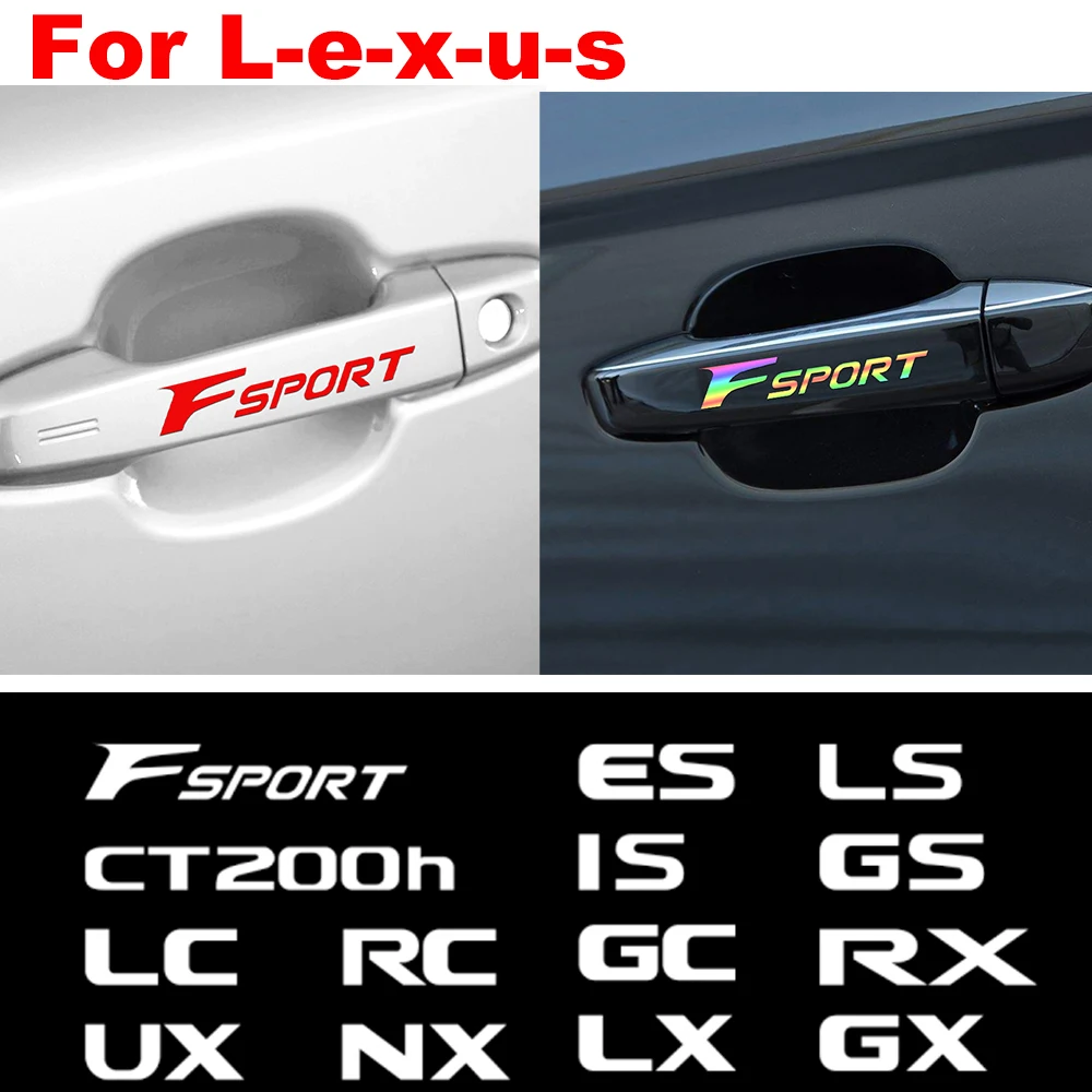 4PCS Fashion 3D Car Door Handle Wiper Wheel Hub Rim Decor Stickers For LEXUS CT200h F sport ES LS IS GS LC RC GC RX UX NX LX GX
4PCS Fashion 3D Car Door Handle Wiper Wheel Hub Rim Decor Stickers For LEXUS CT200h F sport ES LS IS GS LC RC GC RX UX NX LX GX