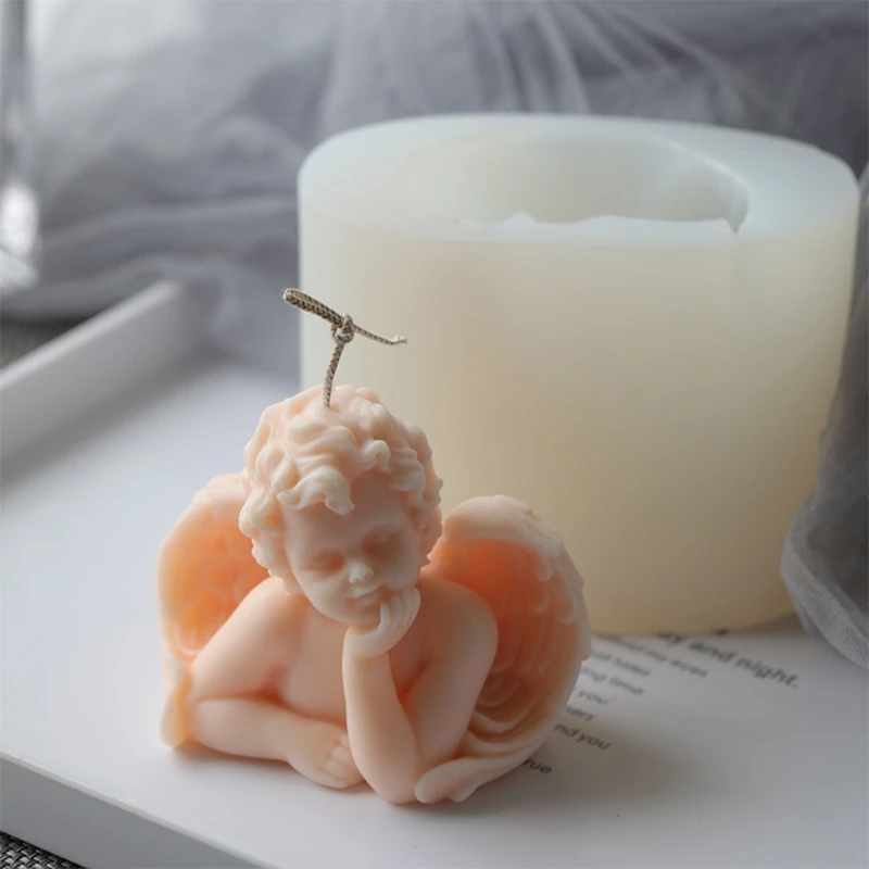 3D Silicone Mold Candle Molds For Candle Making Angel Shaped Soap Mold DIY Candy
3D Silicone Mold Candle Molds For Candle Making Angel Shaped Soap Mold DIY Candy