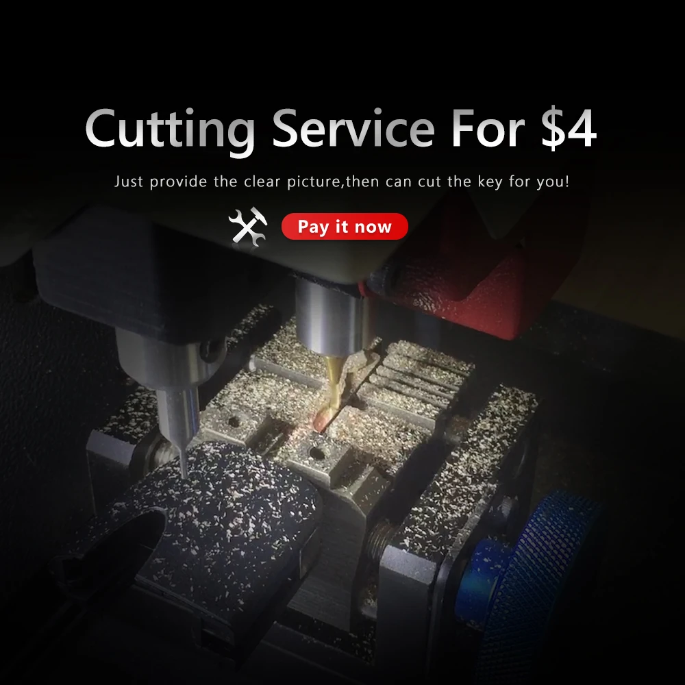 KEYYOU Extra Fee for CNC Cutting Cut Key Blade Service Please Contact With Us Before Purchase (!!!Don't Order Alone) key
KEYYOU Extra Fee for CNC Cutting Cut Key Blade Service Please Contact With Us Before Purchase (!!!Don't Order Alone) key