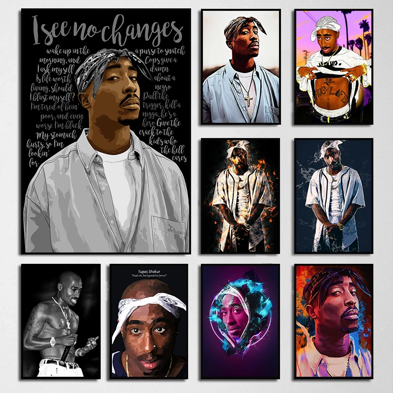 Portrait Wall Art Poster Canvas Painting Prints Rapper Singer Pictures Living Room Bedroom Decoration Home Decor 
Portrait Wall Art Poster Canvas Painting Prints Rapper Singer Pictures Living Room Bedroom Decoration Home Decor