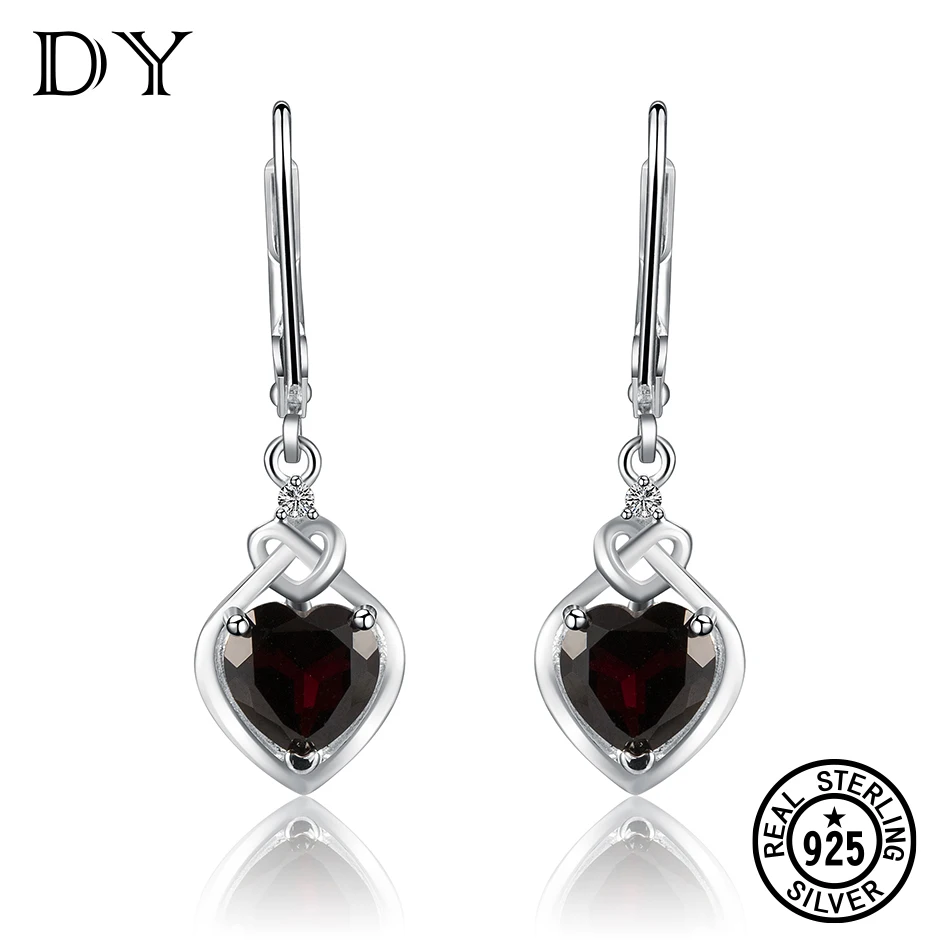 DY 100% 925 стерлингового серебра, свисающие серьги для женщин, серьги натуральный красный драгоценный камень в форме сердца Свадебные вечерние...
DY 100% 925 стерлингового серебра, свисающие серьги для женщин, серьги натуральный красный драгоценный камень в форме сердца Свадебные вечерние...