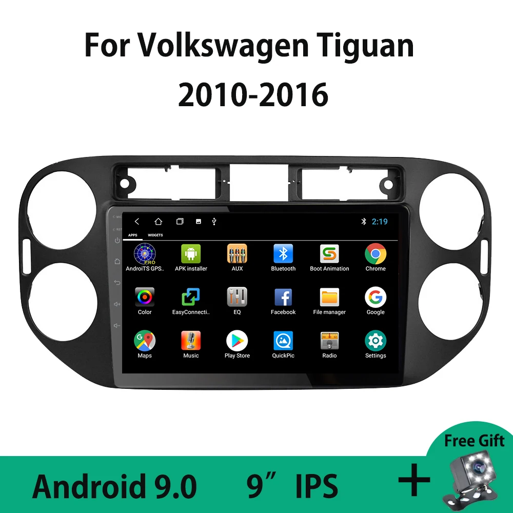 Android 9.0 Car Radio Multimedia Player For VW Volkswagen Tiguan 2010-2016 Quan-core 1GB+16GB WIFI Steering Wheel Controls OBDII
Android 9.0 Car Radio Multimedia Player For VW Volkswagen Tiguan 2010-2016 Quan-core 1GB+16GB WIFI Steering Wheel Controls OBDII