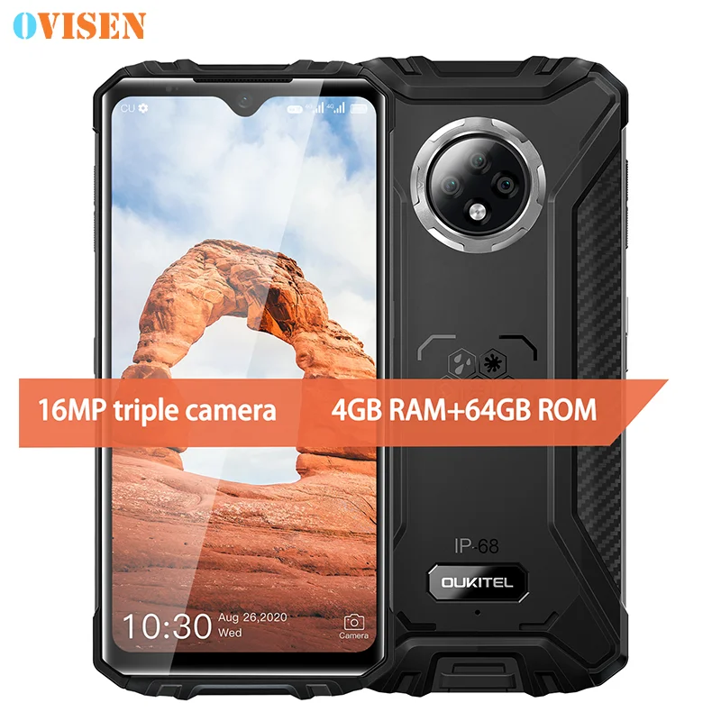 Оригинальный OUKITEL WP8 Pro IP68 Водонепроницаемый мобильный телефон NFC 6 49 ''HD + 4GB 64GB