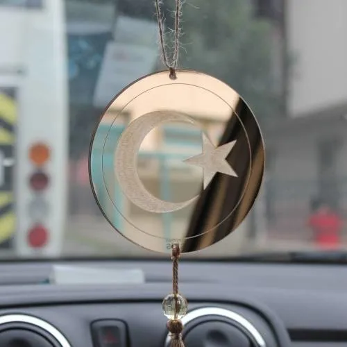 Gift Car Rearview Mirror Decorations Plexiglass Moon Stars Turkish Flag Turkey High Quality Car Accessories 
Gift Car Rearview Mirror Decorations Plexiglass Moon Stars Turkish Flag Turkey High Quality Car Accessories