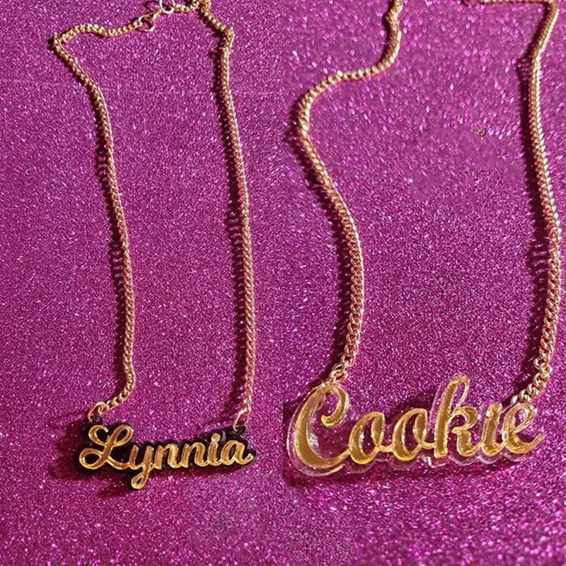 3UMeter 2020 New Custom Acrylic Pendant Necklace Women Custom Name Necklace Hip Hop Personalized Name Necklace Gift Dropshipping
3UMeter 2020 New Custom Acrylic Pendant Necklace Women Custom Name Necklace Hip Hop Personalized Name Necklace Gift Dropshipping
