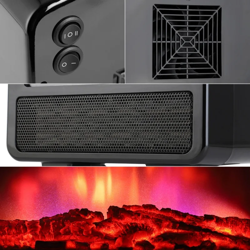 800W-1000W Electric Heater Plug-In Small Electric Space Heater Second Gear Adjustable Overheat &Tip-Over Protection Low Noise
800W-1000W Electric Heater Plug-In Small Electric Space Heater Second Gear Adjustable Overheat &Tip-Over Protection Low Noise