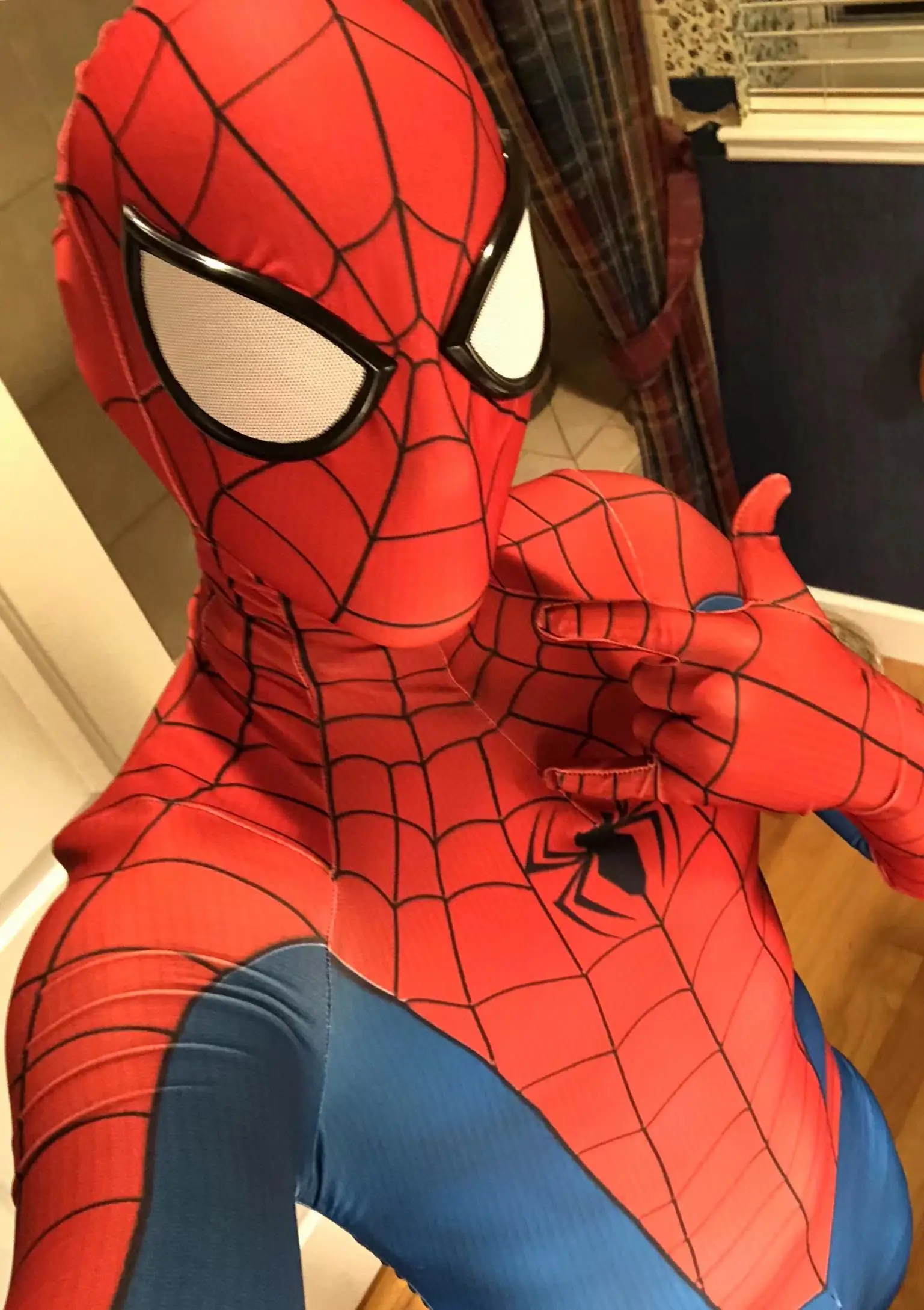 

PS4 Peter Parker Cosplay Costume Zentai Superhero 3D Print Lycra Spandex Bodysuit Suit Jumpsuits Halloween Custome For Adult/Kid