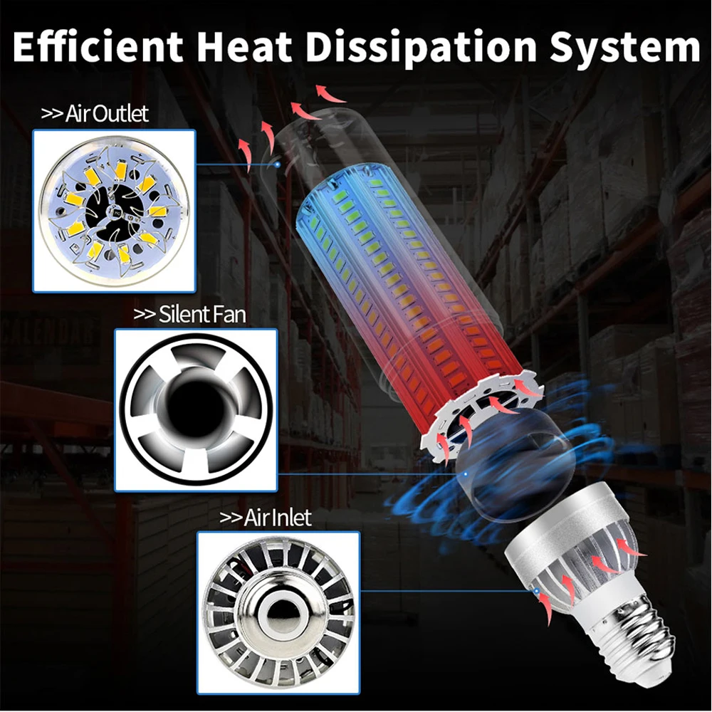 Corn Bulb E27 LED Bulb 85V - 220V Chandelier Candle LED Light For Home Decoration 25W/35W/50W/54W LED Corn Bulb Warehouse Light
Corn Bulb E27 LED Bulb 85V - 220V Chandelier Candle LED Light For Home Decoration 25W/35W/50W/54W LED Corn Bulb Warehouse Light