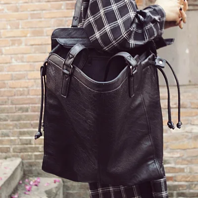 Fashion Big Bag fashion women pu leather handbag brief shoulder bag black large capacity luxury tote shopper bag designer Female
Fashion Big Bag fashion women pu leather handbag brief shoulder bag black large capacity luxury tote shopper bag designer Female