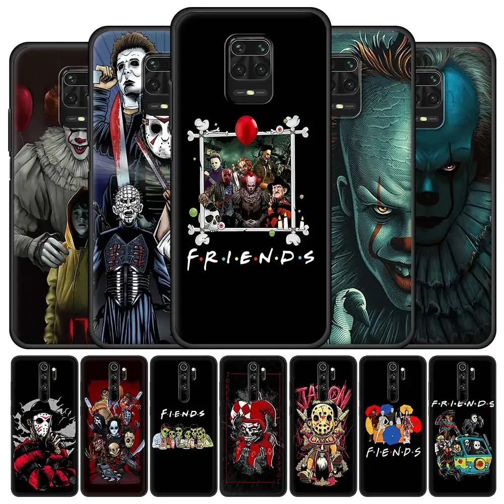Friends Mixed Horror Movie Character Clown Case For Xiaomi Redmi Note 9S 9 8 7 10 Pro 8T 9C 9A 8A Black Silicone Phone Cover Sac
Friends Mixed Horror Movie Character Clown Case For Xiaomi Redmi Note 9S 9 8 7 10 Pro 8T 9C 9A 8A Black Silicone Phone Cover Sac