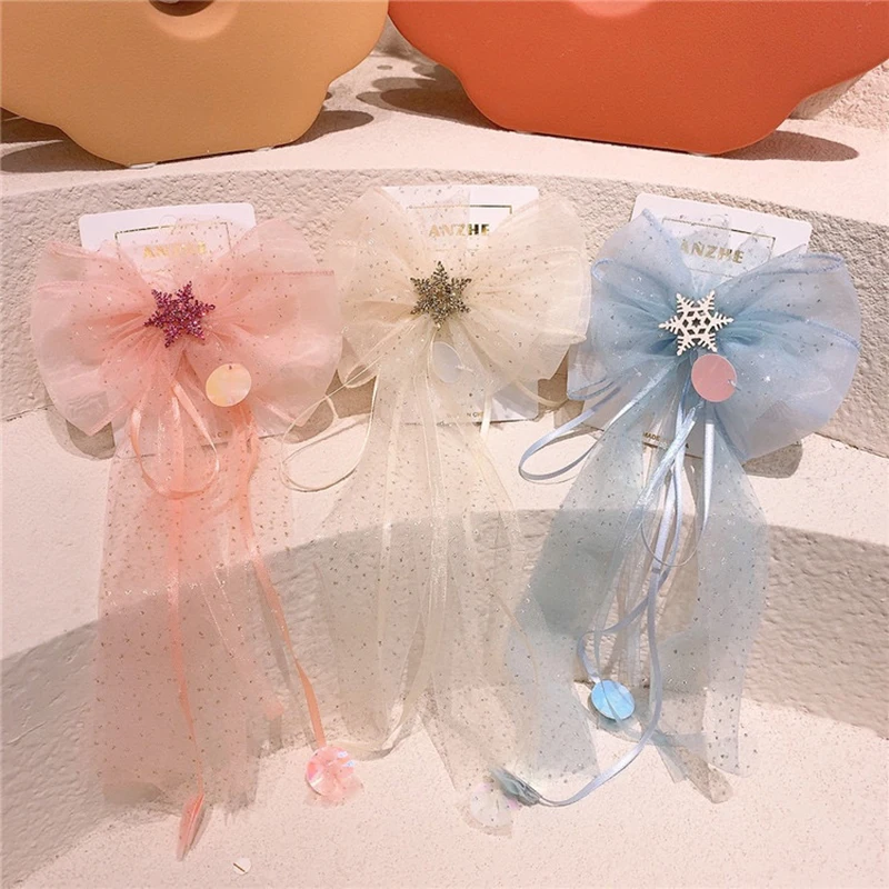 Children's Hair Accessories Ice and Snow Yarn Wedding Flower Girl Top Clip Big Hairpin HairClip
Children's Hair Accessories Ice and Snow Yarn Wedding Flower Girl Top Clip Big Hairpin HairClip