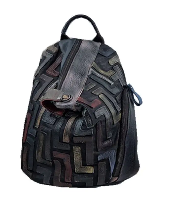 ins Genuine Leather Anti-theft Genuine Leather Vintage Backpack Women Retro Chic Patchwork Daily Knapsack Female Natural Leather
ins Genuine Leather Anti-theft Genuine Leather Vintage Backpack Women Retro Chic Patchwork Daily Knapsack Female Natural Leather