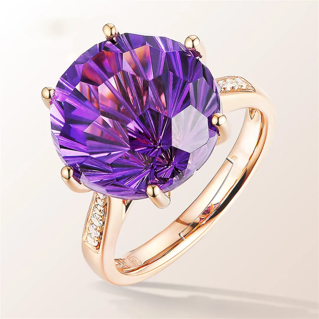 12mm Natural Purple Amethyst Ring Jewelry For Women Lady Man Gift Quartz Silver Crystal Beads Gemstone Adjustable Ring AAAAA
12mm Natural Purple Amethyst Ring Jewelry For Women Lady Man Gift Quartz Silver Crystal Beads Gemstone Adjustable Ring AAAAA