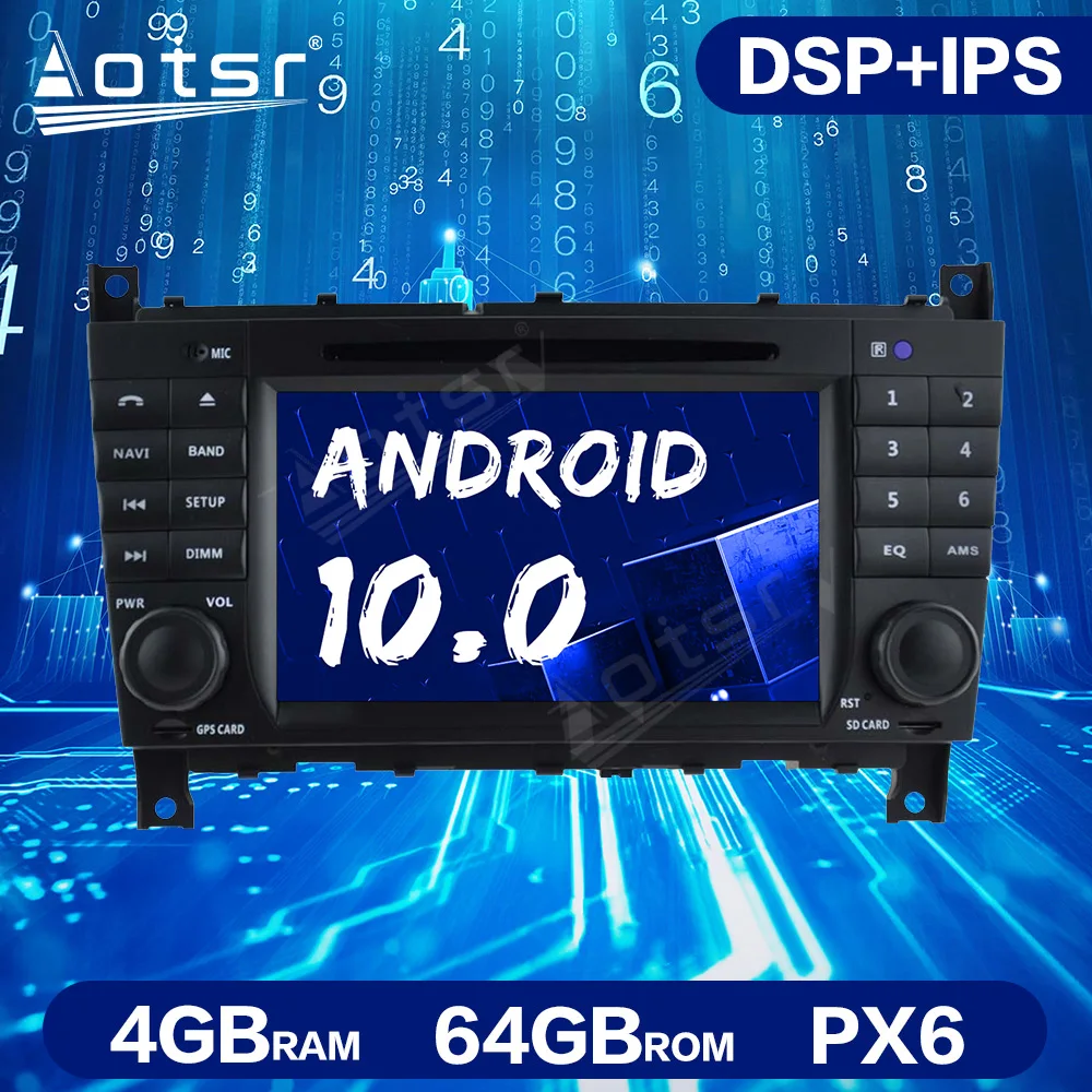 For Benz C-Class W203 2004-2007 Android Radio Car Multimedia Car GPS Navigation PX6 64GB Auto Stereo Head Unit Radio Recorder
For Benz C-Class W203 2004-2007 Android Radio Car Multimedia Car GPS Navigation PX6 64GB Auto Stereo Head Unit Radio Recorder