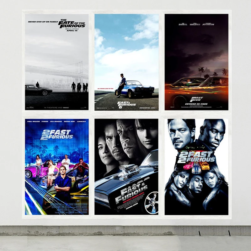 Wall Art Pictures Decor Fast And Furious Movie Series Poster And Print Classic Cars Film Canvas Painting Room Home Decoration
Wall Art Pictures Decor Fast And Furious Movie Series Poster And Print Classic Cars Film Canvas Painting Room Home Decoration