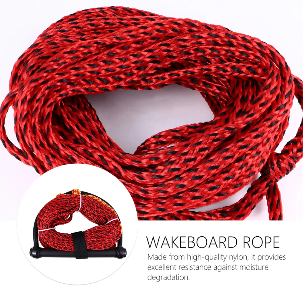 Towable Watersports Rope Water Ski Rope with Handle for Wakeboard Kneeboard
Towable Watersports Rope Water Ski Rope with Handle for Wakeboard Kneeboard