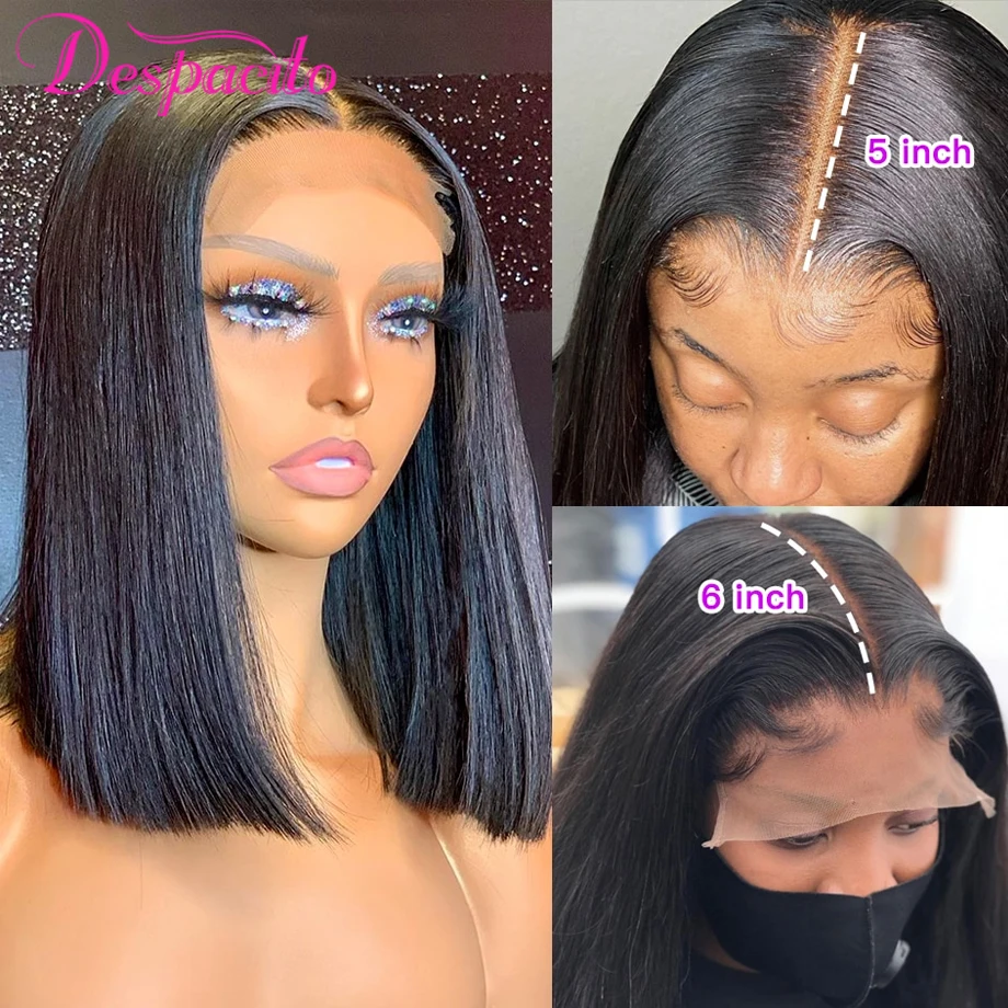6x6 lace Closure Wig Bob T Part Human Hair Wigs For Women 8-16inch Short Glueless Brazilian Straight Hair 4x4/5x5 Closure Wig
6x6 lace Closure Wig Bob T Part Human Hair Wigs For Women 8-16inch Short Glueless Brazilian Straight Hair 4x4/5x5 Closure Wig