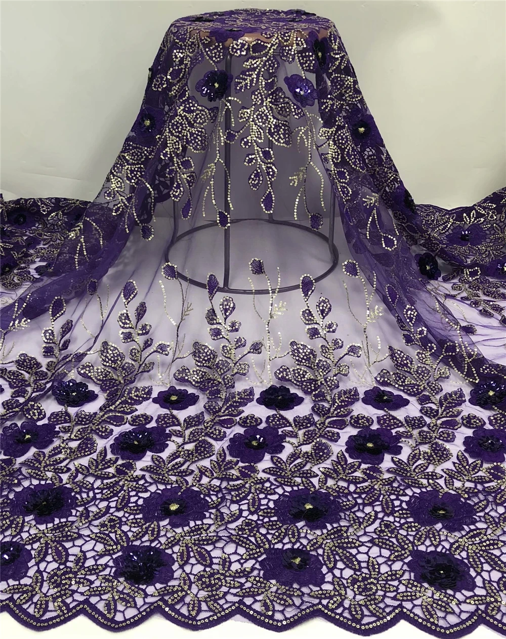 RL0714 High Quality African Sequin Milk Silk Guipure Cord Swiss Nigeria soluble Water Lace Fabric For dress Gift 5yard/lot
RL0714 High Quality African Sequin Milk Silk Guipure Cord Swiss Nigeria soluble Water Lace Fabric For dress Gift 5yard/lot