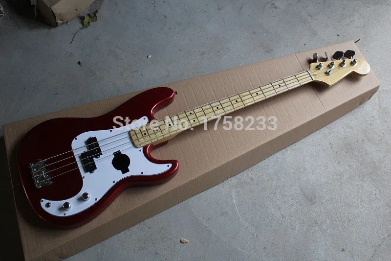 Factory store 4 Strings FD precision bass Metal red electric bass guitar guitarra
Factory store 4 Strings FD precision bass Metal red electric bass guitar guitarra