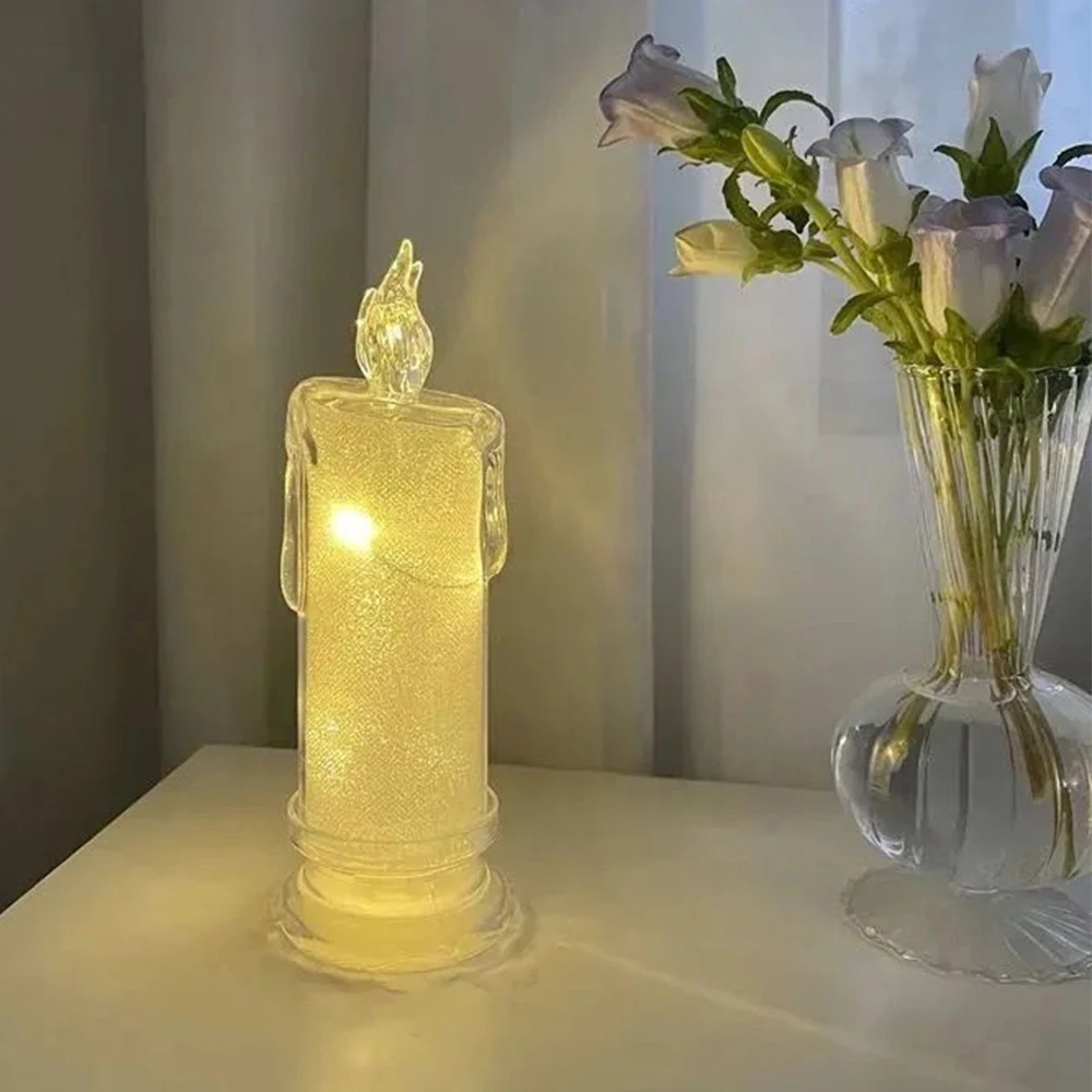 18CM Romantic Candle LED Night Light Christmas Decorations For Home 2022 Flame Candle Santa Claus Snowman Night Light Lamp Decor
18CM Romantic Candle LED Night Light Christmas Decorations For Home 2022 Flame Candle Santa Claus Snowman Night Light Lamp Decor