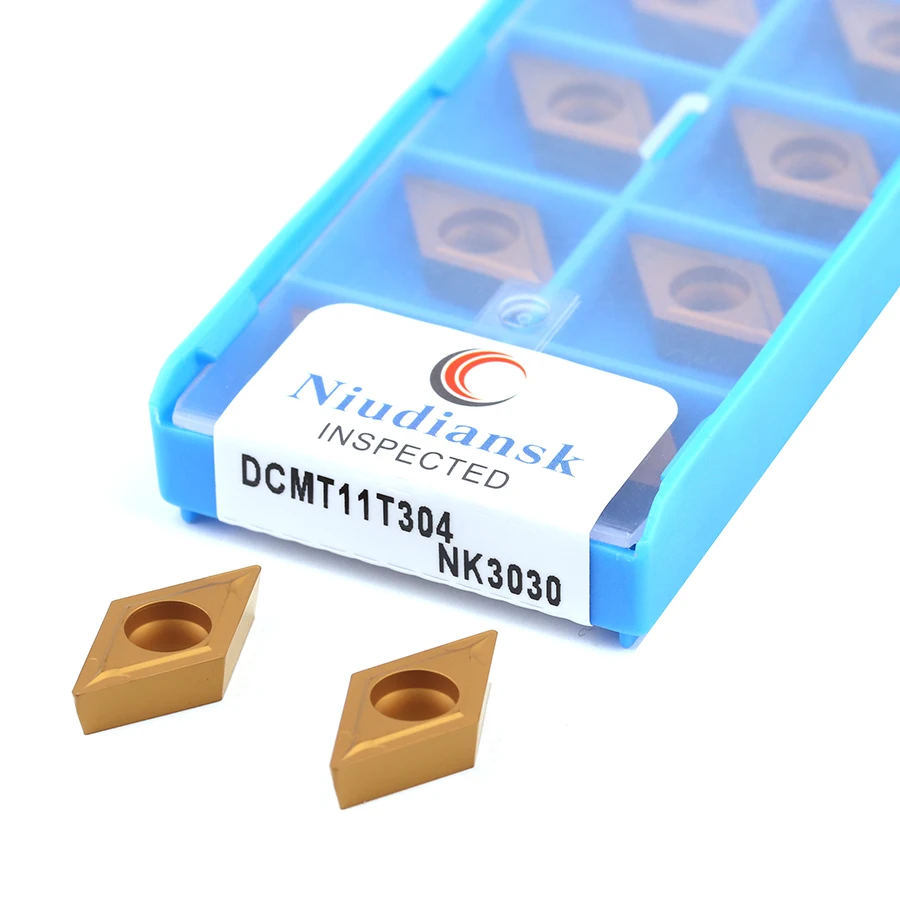DCMT11T304 NK3030 DCMT11T308 NK3030 Internal cutting tool CNC lathe cutting tool Carbide cutting blade for processing steel part
DCMT11T304 NK3030 DCMT11T308 NK3030 Internal cutting tool CNC lathe cutting tool Carbide cutting blade for processing steel part