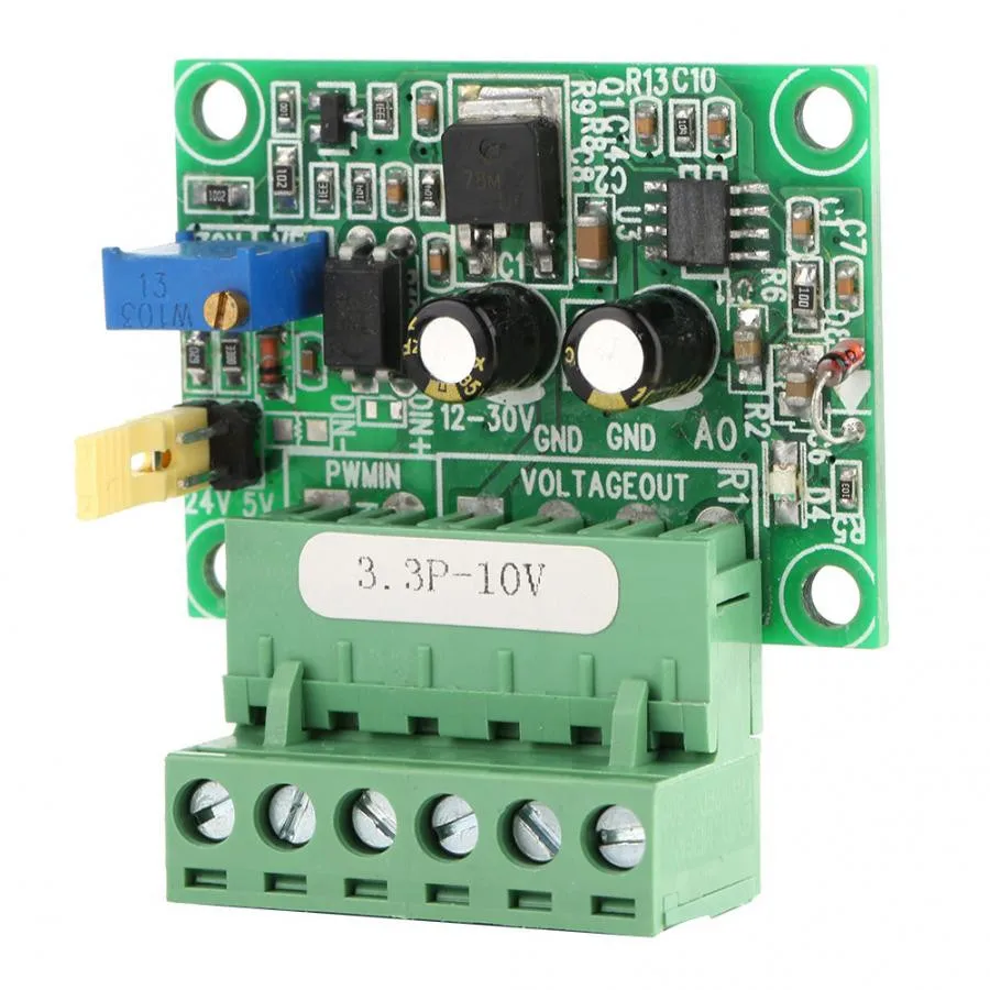 Analog Voltage To PWM Signal Converter 0-5V/0-10V Analog Input Voltage To 0-100% PWM Signal 2KHZ-20KHZ Converter Module
Analog Voltage To PWM Signal Converter 0-5V/0-10V Analog Input Voltage To 0-100% PWM Signal 2KHZ-20KHZ Converter Module