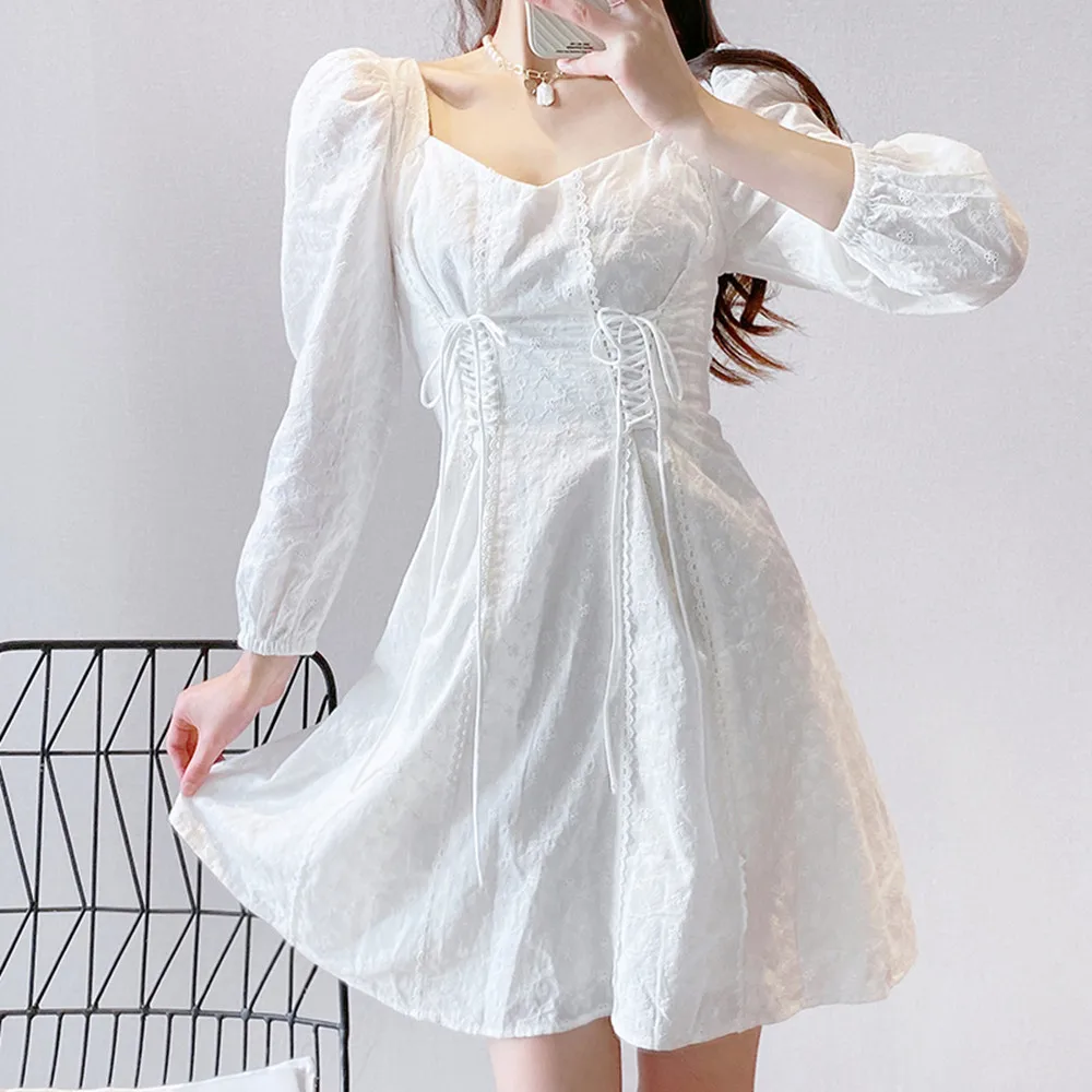 Повседневное платье-рубашка с длинным рукавом, женское мини-платье, женское модное платье с оборками, 2021 
Повседневное платье-рубашка с длинным рукавом, женское мини-платье, женское модное платье с оборками, 2021