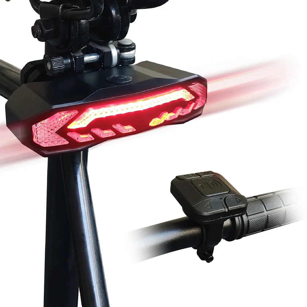Anti-Theft Bicycle Taillight Brake Steering Induction Wireless Remote Control Bike Light with Alarm Bell Safety Warning Tool
Anti-Theft Bicycle Taillight Brake Steering Induction Wireless Remote Control Bike Light with Alarm Bell Safety Warning Tool