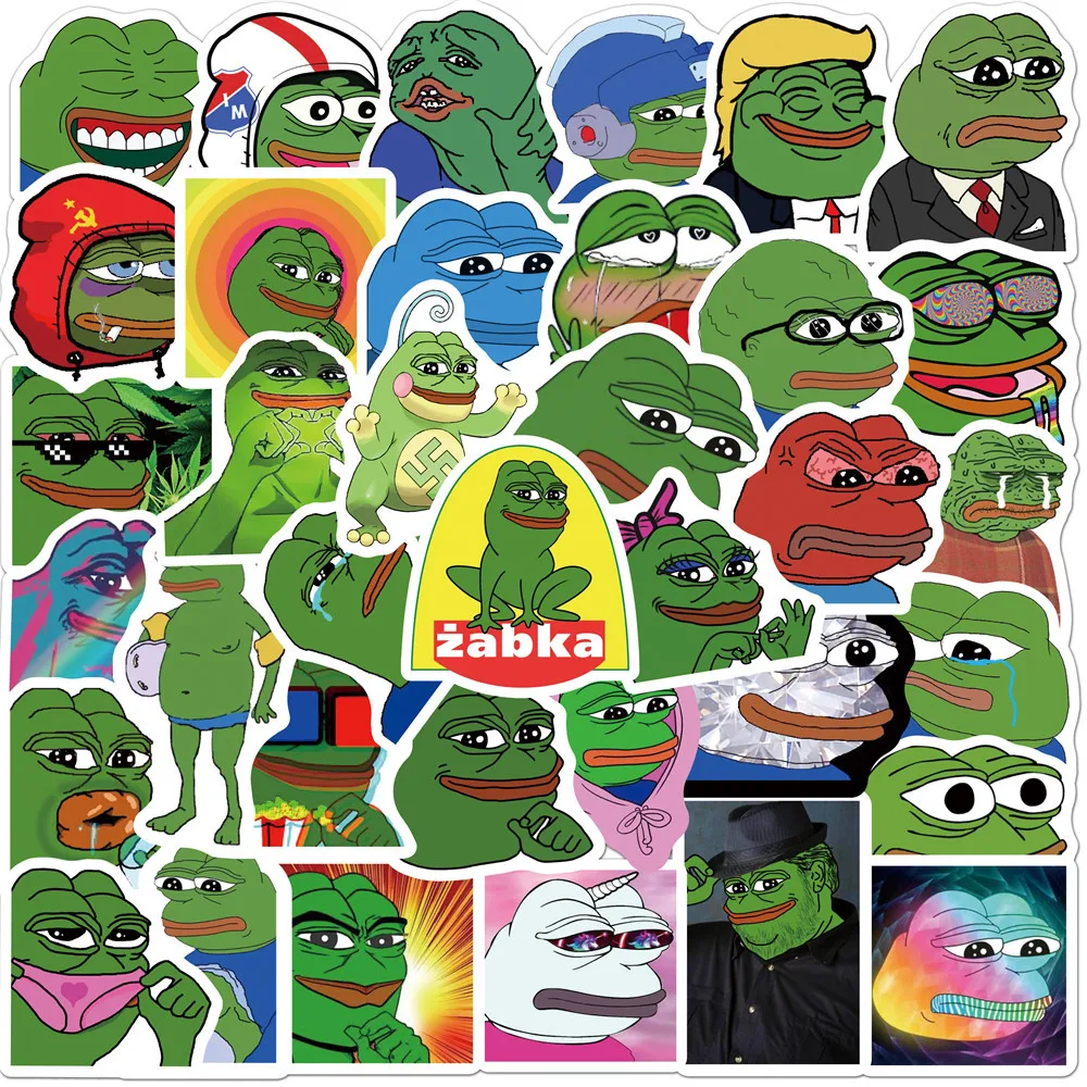 10 / 30 / 50pcs Sad Frog Graffiti Personalized DIY Decoration Luggage Compartment Guitar Toy Sticker Wholesale
10 / 30 / 50pcs Sad Frog Graffiti Personalized DIY Decoration Luggage Compartment Guitar Toy Sticker Wholesale