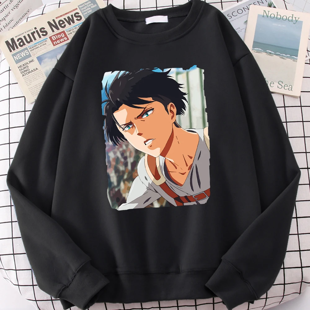 Comfortable Hoodie Men Attack On Titan Printing Pullovers Casual Fleece Anime Sweatshirts Loose Crewneck sleeve Men's Streetwear
Comfortable Hoodie Men Attack On Titan Printing Pullovers Casual Fleece Anime Sweatshirts Loose Crewneck sleeve Men's Streetwear