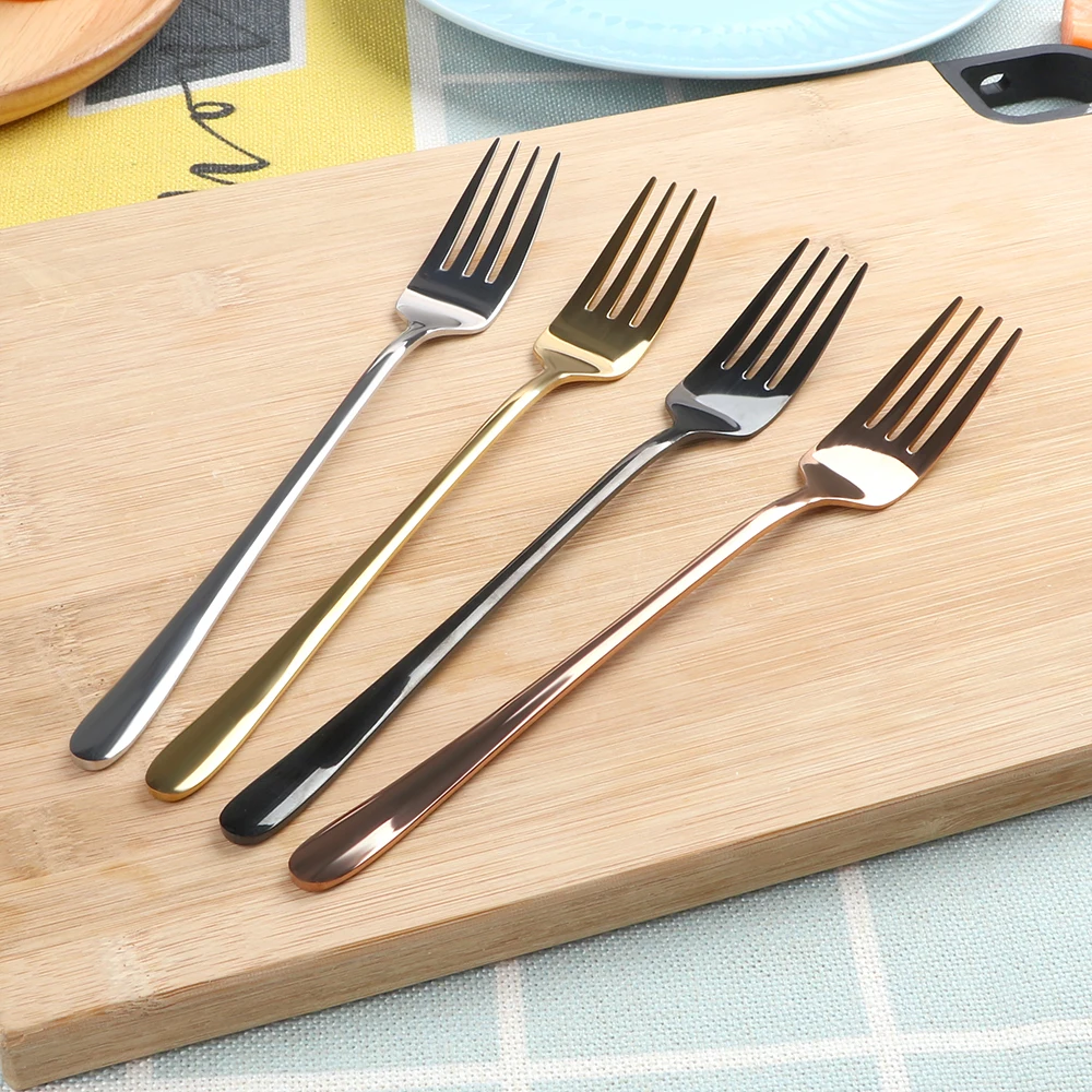 Stainless Steel Dinner Fork Tableware Food Fruit Fork Long Handle Cake Dessert Forks for Hotel Party Kitchen Accessories
Stainless Steel Dinner Fork Tableware Food Fruit Fork Long Handle Cake Dessert Forks for Hotel Party Kitchen Accessories