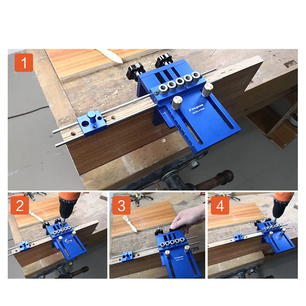 Doweling Jig Set Aluminum Alloy Assembly Dowel Drilling Doweling Jig Wood Woodworking Tool
Doweling Jig Set Aluminum Alloy Assembly Dowel Drilling Doweling Jig Wood Woodworking Tool