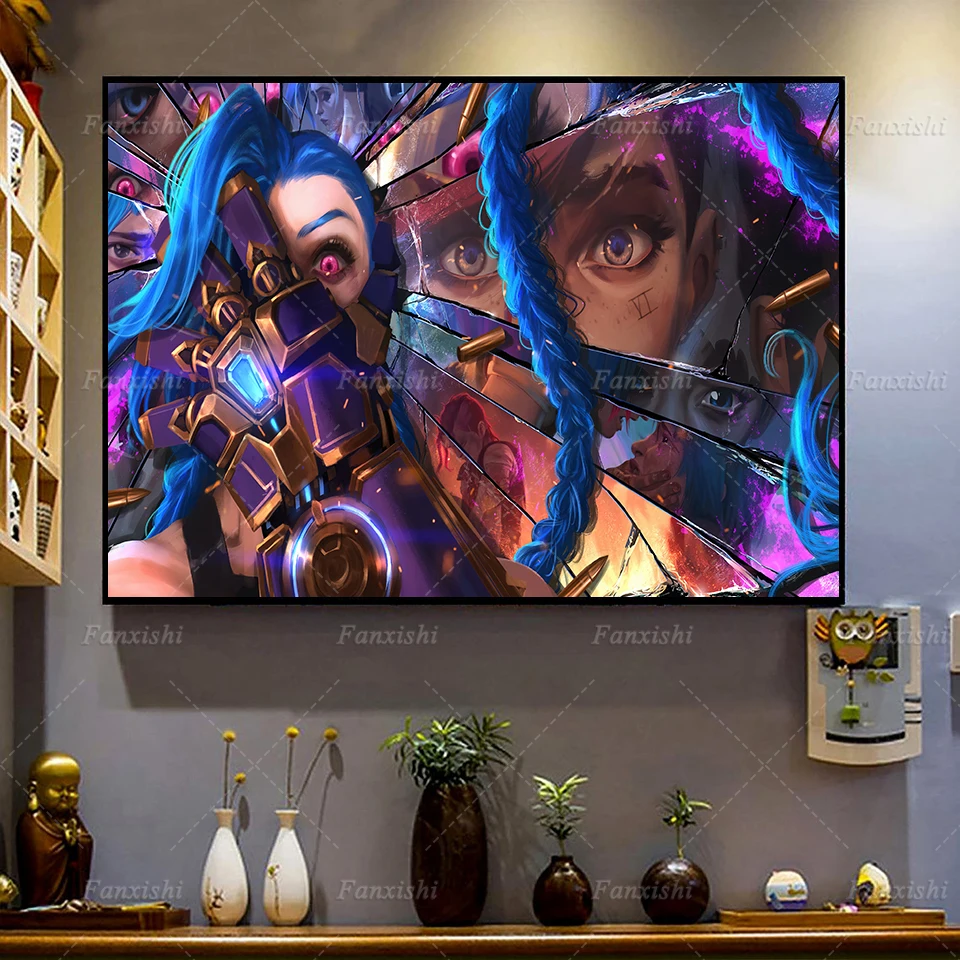 Arcane Jinx Vi League Of Legends Game Tv Canvas Poster And Prints Living Room Decor Cuadros Nordic Home Wall Art Decor Painting
Arcane Jinx Vi League Of Legends Game Tv Canvas Poster And Prints Living Room Decor Cuadros Nordic Home Wall Art Decor Painting