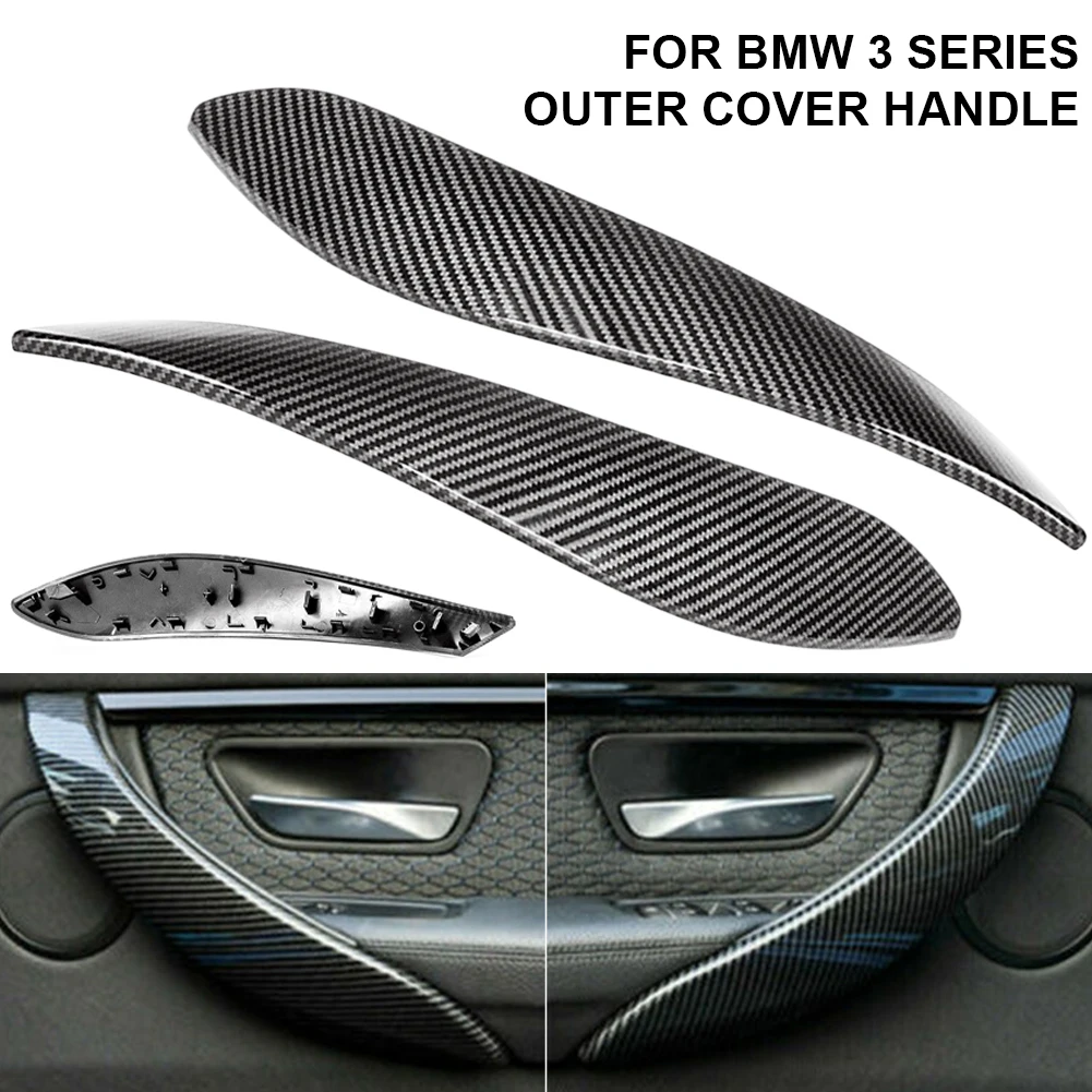 Car Interior Door Pull Handle Cover Carbon ABS Fiber Inner Door Handle Trim Cover Left Right for BMW 3 4 series M3 M4 Interior
Car Interior Door Pull Handle Cover Carbon ABS Fiber Inner Door Handle Trim Cover Left Right for BMW 3 4 series M3 M4 Interior