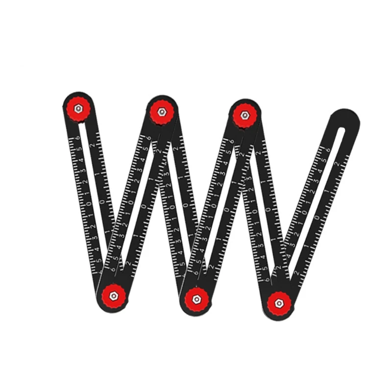 M4YC Multi Angle Measuring Ruler Aluminum Alloy Ultimate Marking Template Tool Layout Angle Finder Woodworking Flooring
M4YC Multi Angle Measuring Ruler Aluminum Alloy Ultimate Marking Template Tool Layout Angle Finder Woodworking Flooring