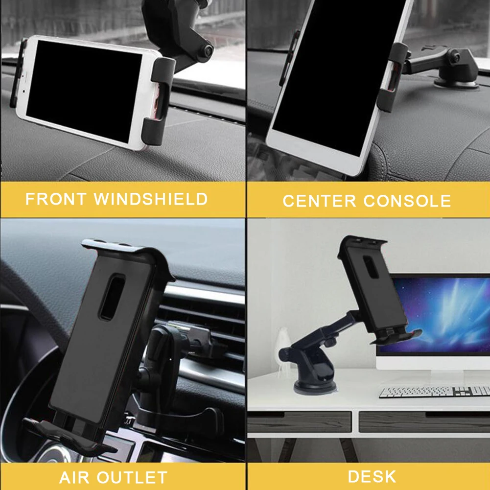 Universal Car Phone Mount Holder for Car Accessories Dashboard Windshield Air Cell Phone Fit for 3.8-11inch Screen Phone Tablet
Universal Car Phone Mount Holder for Car Accessories Dashboard Windshield Air Cell Phone Fit for 3.8-11inch Screen Phone Tablet