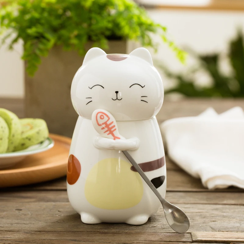 Cute 3d Large Mugs Tea Ceramic Animal Stirring Nordic Style Lid Cup Porcelain Personalized Japanese Print Reusable Mugs KK60MK
Cute 3d Large Mugs Tea Ceramic Animal Stirring Nordic Style Lid Cup Porcelain Personalized Japanese Print Reusable Mugs KK60MK