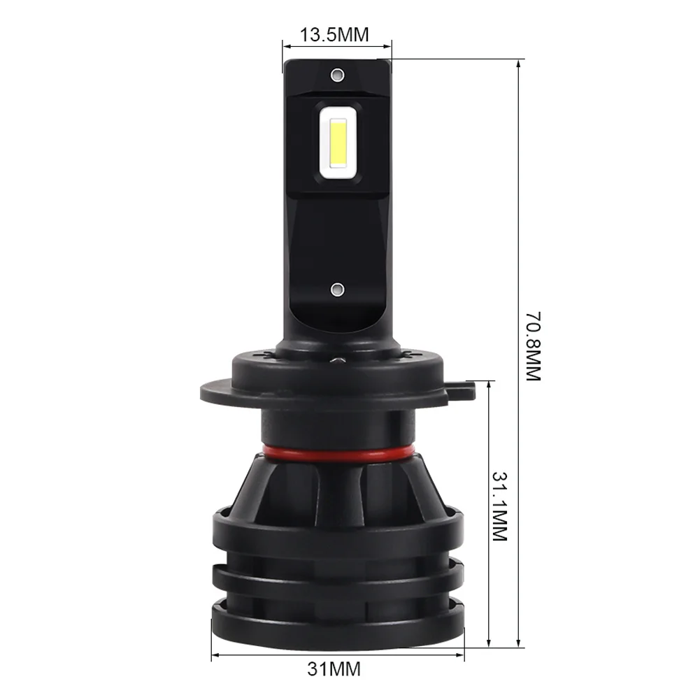 2PCS Car Led Headlight H7 Led Lamp High Low Beam CSP Led CHIP Turbo 6000K 9600LM Mini Size 12V 24V Car Accessories Dropshipping
2PCS Car Led Headlight H7 Led Lamp High Low Beam CSP Led CHIP Turbo 6000K 9600LM Mini Size 12V 24V Car Accessories Dropshipping