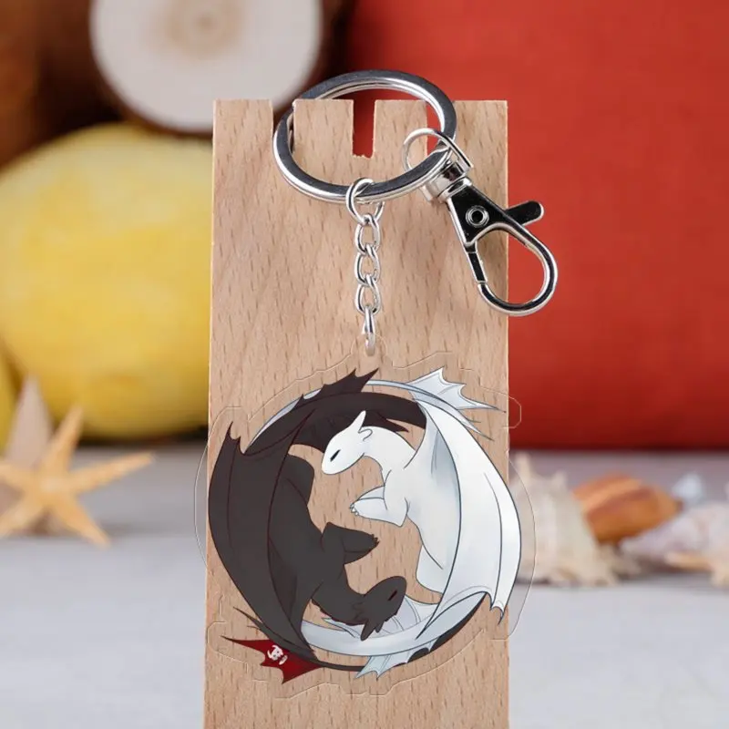 How to Train Your Dragon Toothless Cosplay Cartoon black and white night evil Double Dragon Acrylic transparent keychain pendant
How to Train Your Dragon Toothless Cosplay Cartoon black and white night evil Double Dragon Acrylic transparent keychain pendant