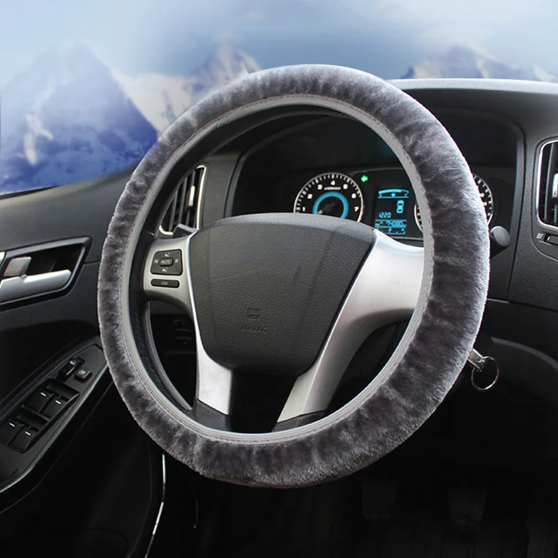 1Pc Soft Plush Car Steering Wheel Cover for Winter Universal Elastic Interior Case Cover Accessories
1Pc Soft Plush Car Steering Wheel Cover for Winter Universal Elastic Interior Case Cover Accessories